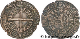 FLANDERS - COUNTY OF FLANDERS - LOUIS I OF CRÉCY - LOUIS II
Type : Gros compagnon au lion 
Date : n.d. 
Mint name / Town : Bruges, Gand ou Malines 
Me...