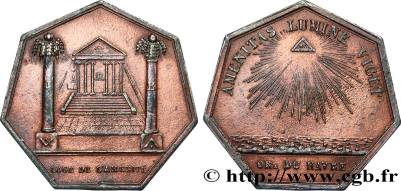 FREEMASONRY
Type : LE HAVRE, L’AMENITE 
Date : n.d. 
Mint name / Town : LE HAVRE...