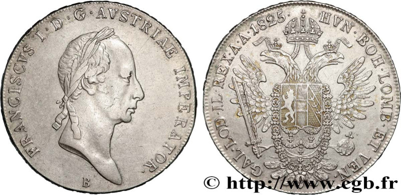 AUSTRIA - FRANCIS OF AUSTRIA
Type : Thaler 
Date : 1825 
Mint name / Town : Krem...