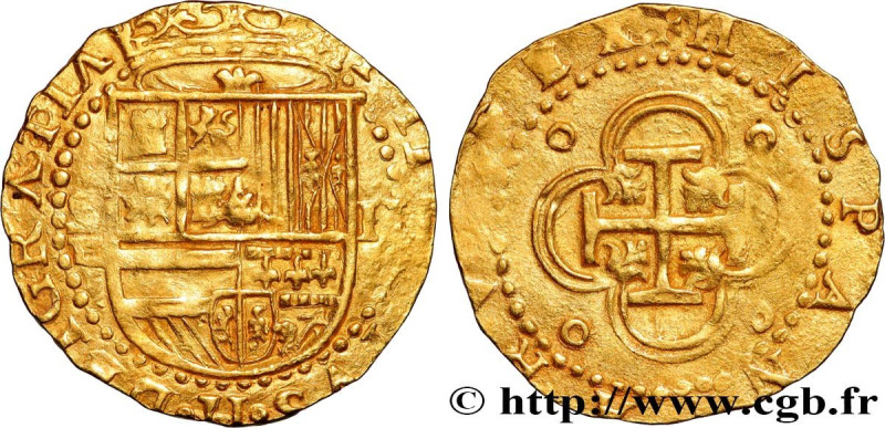 SPAIN - KINGDOM OF SPAIN - PHILIP II
Type : 2 Escudos 
Date : n.d. 
Mint name / ...