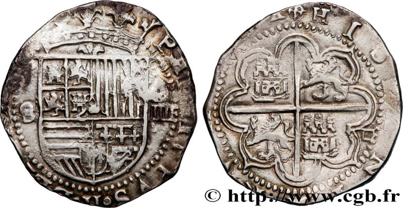 SPAIN - PHILIP II OF HABSBURG
Type : 4 Reales 
Date : n.d. 
Mint name / Town : S...