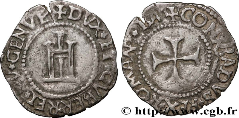 ITALY - LIGURIA - REPUBLIC OF GENOA
Type : Cavalloto 
Date : 1579 
Mint name / T...