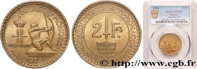 MONACO
Type : 2 Francs émission du Crédit Foncier de Monaco 
Date : 1926 
Mint name / Town : Poissy 
Quantity minted : 75000 
Metal : bronze-aluminium...
