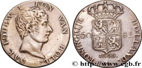 HOLLAND - KINGDOM OF HOLLAND - LOUIS NAPOLEON
Type : 50 Stuivers 
Date : 1808 
Mint name / Town : Utrecht 
Quantity minted : 2465807 
Metal : silver 
...