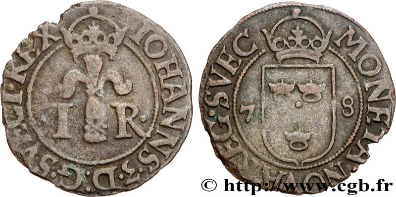 SWEDEN - KINGDOM OF SWEDEN - JOHN III
Type : 1/2 Örtug 
Date : (1581) 
Mint name...