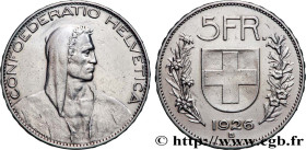 SWITZERLAND
Type : 5 Francs Berger 
Date : 1926 
Mint name / Town : Berne 
Quantity minted : 2000000 
Metal : silver 
Millesimal fineness : 900  ‰
Dia...