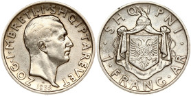 Albania 1 Frang Ar 1935 R