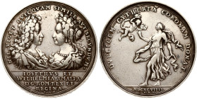 Austria Medal 1699 Marriage of Joseph I and Wilhelmine Amalie of Braunschweig Lüneburg