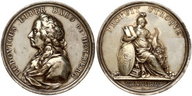 Denmark Medal Ludvig Holberg 1757