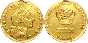 Denmark 12 Mark 1761 W;W