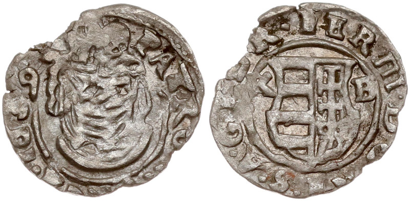 Hungary. Ferdinand III (1637-1657). Denar 1639 K-B. Billon 0.46 g. KM 110.