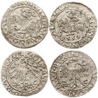 Lithuania Polgrosz 1558 & 1559 Vilnius Lot of 2 coins