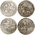 Lithuania Polgrosz 1562 & 1565 Vilnius Lot of 2 coins