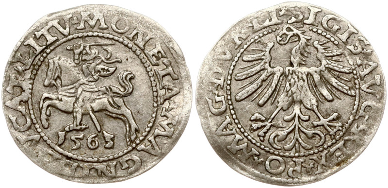 Lithuania. Zygmunt II August (1545–1572). Polgrosz 1563, Vilnius. Silver 1.02 g....