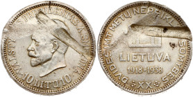 Lithuania 10 Litu 1938 Smetona