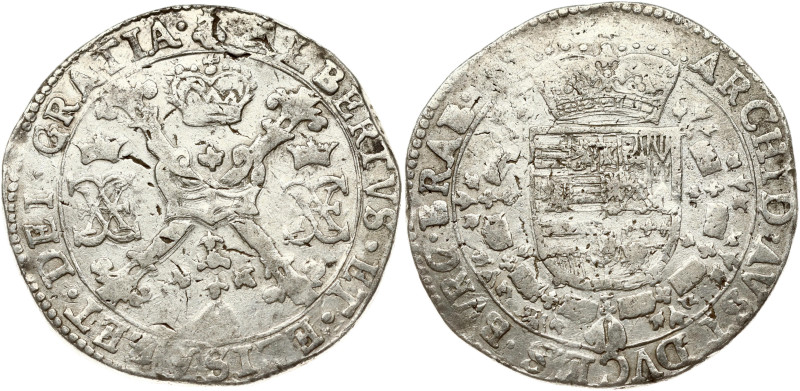 Spanish Netherlands, Brabant. Albert & Isabella (1598-1621). Patagon ND Brussels...