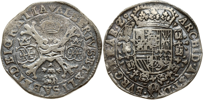 Spanish Netherlands, Brabant. Albert & Isabella(1598-1621). Patagon ND (1612-162...