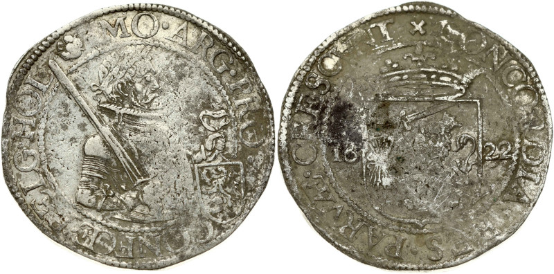 Netherlands, Holland. Rijksdaalder 1622. Silver 28.46 g. Dav. 4831; KM 18.