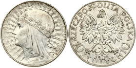 Poland 10 Zlotych 1932 Jadwiga Warszaw