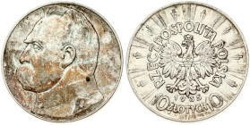 Poland 10 Zlotych 1935 Pilsudski