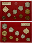 Russia USSR 1 Kopeck - 1 Rouble 1977 ЛМД Set Lot of 9 coins & 2 tokens