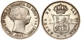 Spain 1 Real 1852