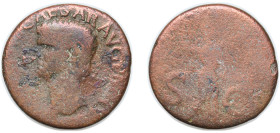 Rome Roman Empire ND (41-50) As - Claudius (S C; Minerva) Bronze Rome Mint 9g F RIC I 100 OCRE ric.1(2).cl.100 BMC RE 149