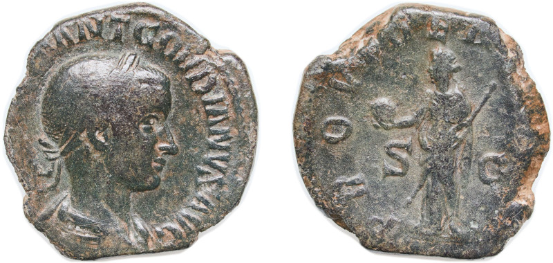 Rome Roman Empire 238 - 239 AE As - Gordian III (PROVIDENTIA AVG S C; Providenti...