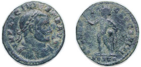 Rome Roman Empire 308-324 Nummus - Licinius I (SOLI INVICTO COMITI, C-S; Rome) Bronze OSTIA 3.91g VF RIC VII 42 OCRE ric.7.rom.42