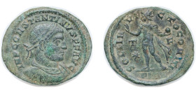 Rome Roman Empire 310-313 Nummus - Constantinus I (SOLI INVICTO COMITI; Treveri) Bronze Treveri Mint 3.26g XF RIC VI 868 OCRE ric.6.tri.868 RCV IV 160...