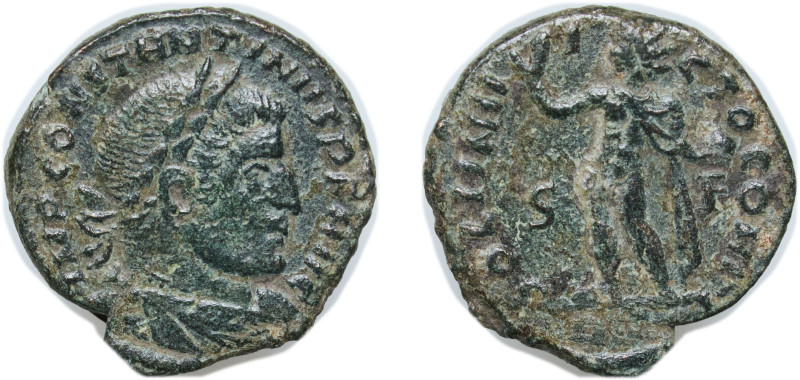 Rome Roman Empire 313 - 314 AE Nummus - Constantinus I (IMP CONSTANTINVS AVG / S...