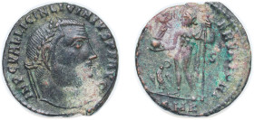 Rome Roman Empire 313-315 SMK S AE Nummus - Licinius I (IOVI CONSERVATORI) Bronze Cyzicus Mint 3.24g VF RIC VII 4