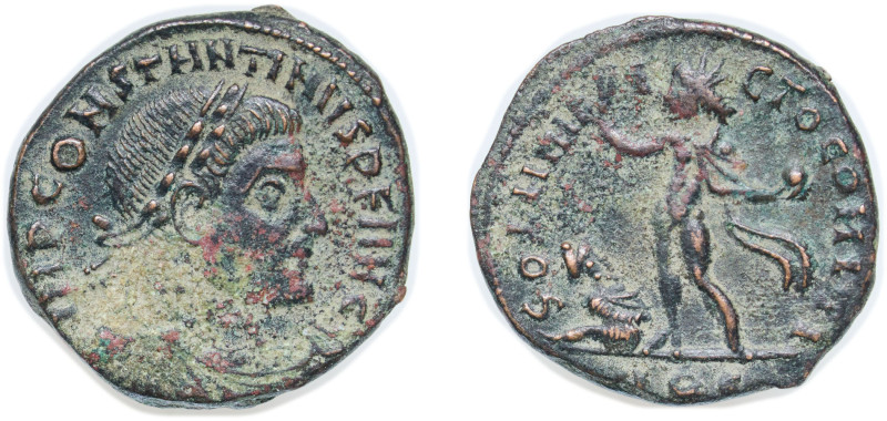 Rome Roman Empire 316-317 AE Nummus - Constantinus I (SOLI INVICTO COMITI) Bronz...