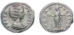 Rome Roman Empire 196 - 211 AR Denarius - Julia Domna (PIETAS PVBLICA; Pietas) Silver Rome Mint 3.18g XF RIC IV.1 574 OCRE ric.4.ss.574