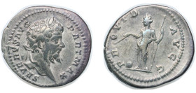 Rome Roman Empire 200 - 201 AR Denarius - Septimius Severus (PROVID AVGG; Providentia) Silver Rome Mint 3.1g VF RIC IV.1 166 OCRE ric.4.ss.166