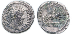 Rome Roman Empire 202 - 210 AR Denarius - Septimius Severus (INDVLGENTIA AVGG IN CARTH; Dea Caelestis) Silver Rome Mint 3.09g VF RIC IV.1 266 (denariu...