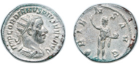 Rome Roman Empire 242 - 244 AR Antoninianus - Gordian III (ORIENS AVG; Sol) Silver Rome Mint 4.44g XF RIC IV.3 213 OCRE ric.4.gor_iii.213