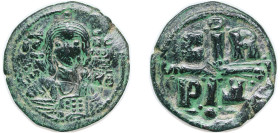 Byzantine states Byzantine Empire 1068 - 1071 AE Follis - Romanos IV Diogenes (Constantinopolis) Copper Constantinopolis Mint 5.74g VF BCV 1866