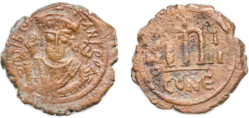 Byzantine states Byzantine Empire 581-582 CONε 40 Nummi - Tiberius II Constantin...