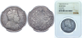 British Malaysia Straits Settlements British colony 1908 1 Dollar - Edward VII Silver (.900) Royal Mint (Tower Hill) (4151652) 20.218g NGC XF Cleaned ...