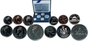 Canada Commonwealth 1987 Coinage Set (6 Lots) Ottawa Mint PF