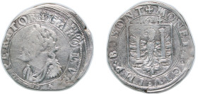 France Free imperial city of Besançon French feudal 1624 Teston - Immobilization in the name of Charles V Silver Besançon Mint 7.45g VF KM 25 Dy féoda...