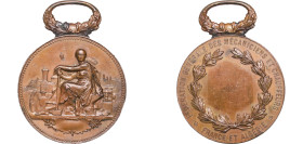 France ND Medal - FEDERATION GENERALE DES MECANICIENS ET CHAUFFEURS Bronze 27.11g AU
