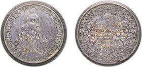 Germany Free city of Augsburg Holy Roman Empire 1639 1 Thaler "Served as a box" Silver 24g XF KM 76 Dav CCT 5038
