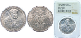 Germany Grand duchy of Saxe-Weimar-Eisenach Second Empire 1908 A 5 Mark - William Ernest (Jena University) Silver (.900) Berlin Mint (40000) 27.777g N...