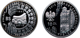 Poland Third Republic 2012 MW 10 Zlotys (Cooperative Banking) Silver (.925) Warsaw Mint (40000) 14.2g PF Y 812
