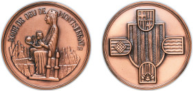 Spain ND Medal - MARE DE DEU DE MONTSERRAT Bronze 99.7g BU