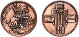 Spain ND Medal - SANT JORDI Bronze 98g BU