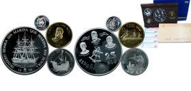 Spain Kingdom 1996 Ecu set - Juan Carlos I (4 Lots) With 100 Ecu 34.55grams gold(0.900) Gold/Silver PF
