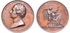 Sweden Kingdom 1850 Medal - Erik Gustaf Geijer Copper 70g UNC